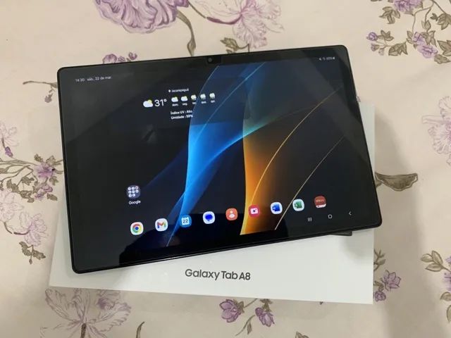 Tablet Samsung Tab A8 10.5 Pol com caixa