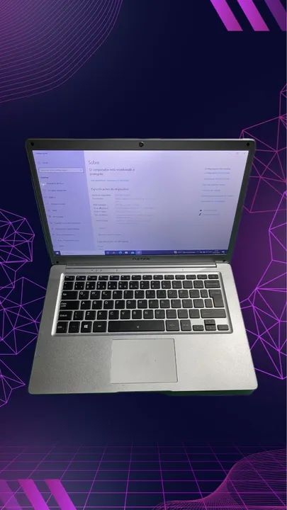 Notebook DATEN - Prata - Ótimo estado! - Foto 3