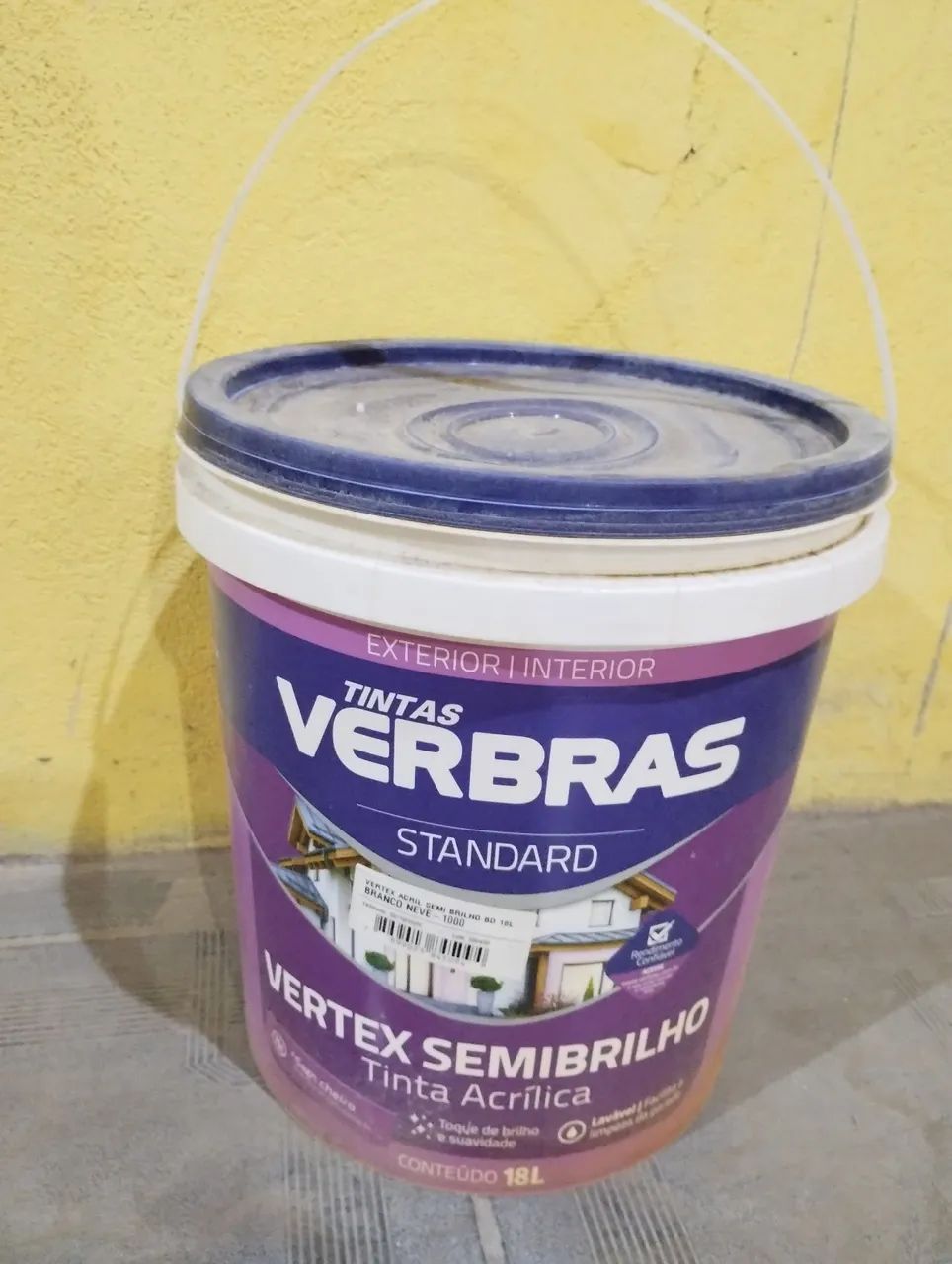 Tinta Semibrilho 18L Verbras Marfim/Pérola/Areia/Palha