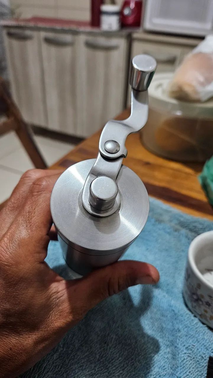 Moedor de café portátil aço 420 inoxidável  - Foto 2