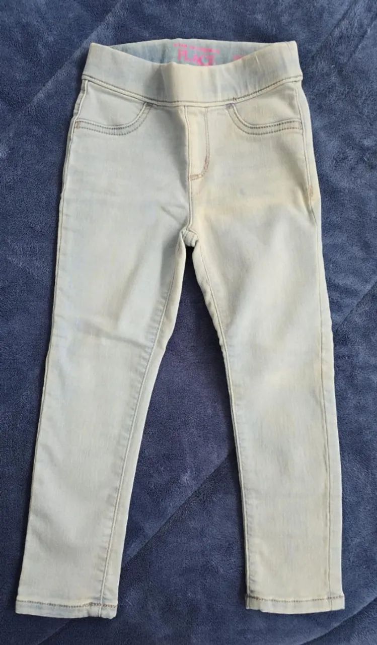 Calça jeans legging infantil 
