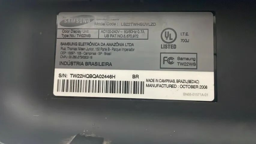 Monitor Samsung Syncmaster T220 22 1680x1050 Wide - Foto 2