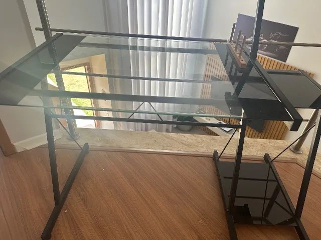 Mesa escritório de vidro - Foto 2