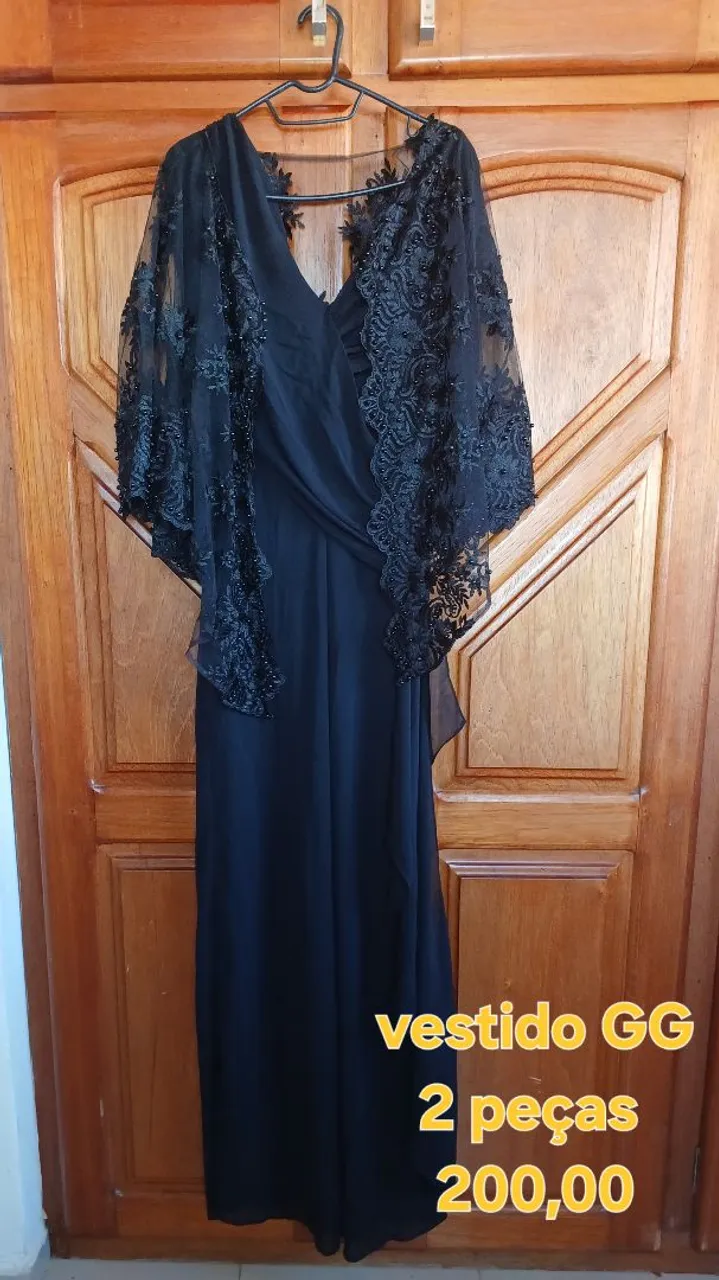 Vestido de festa GG 2 peças