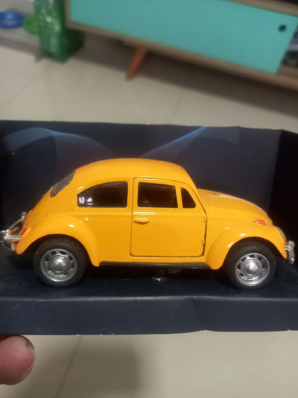 Fusca amarelo - miniatura