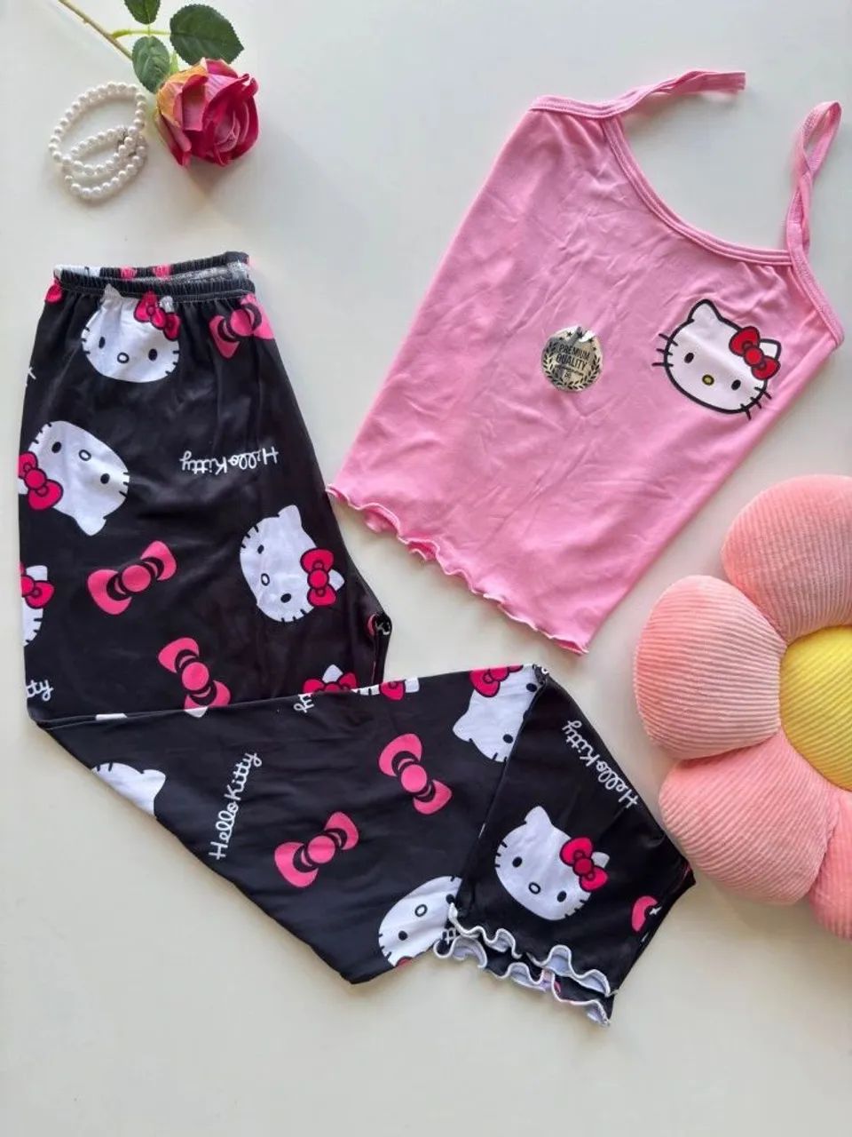 Pijamas infantil e adulto 