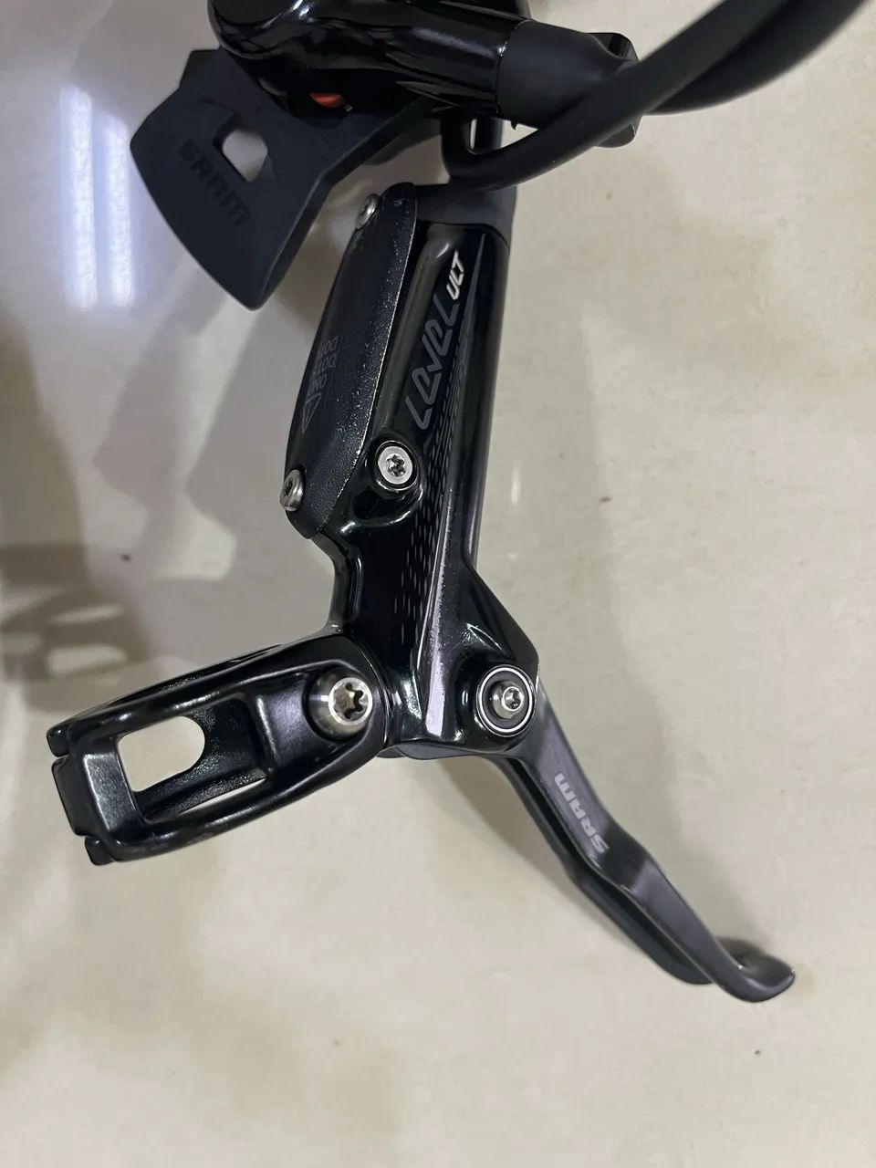 Par Freio Disco Hidráulico Sram Level Ultimate Carbono Black