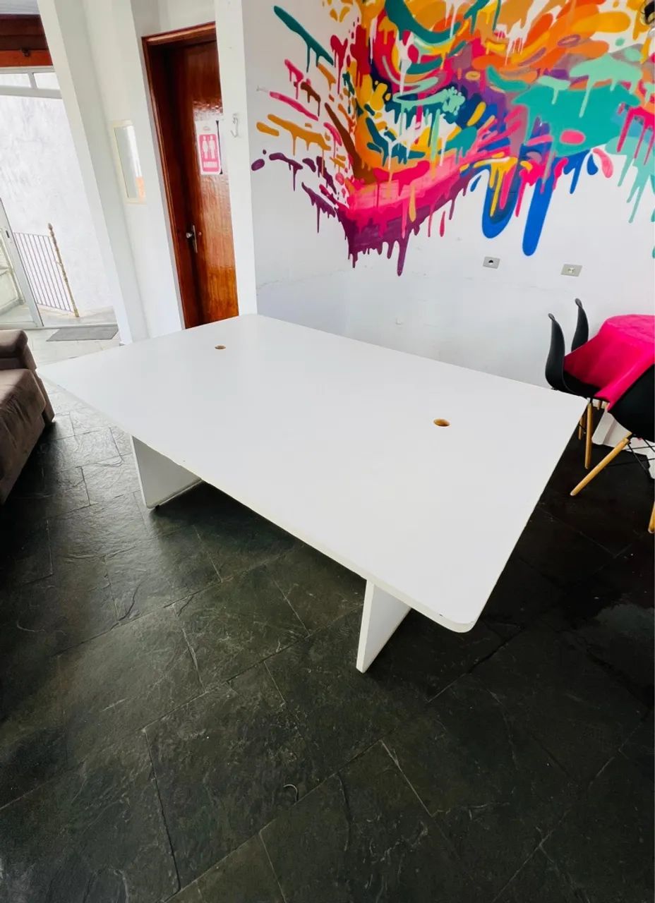 Mesa de Escritório Branca