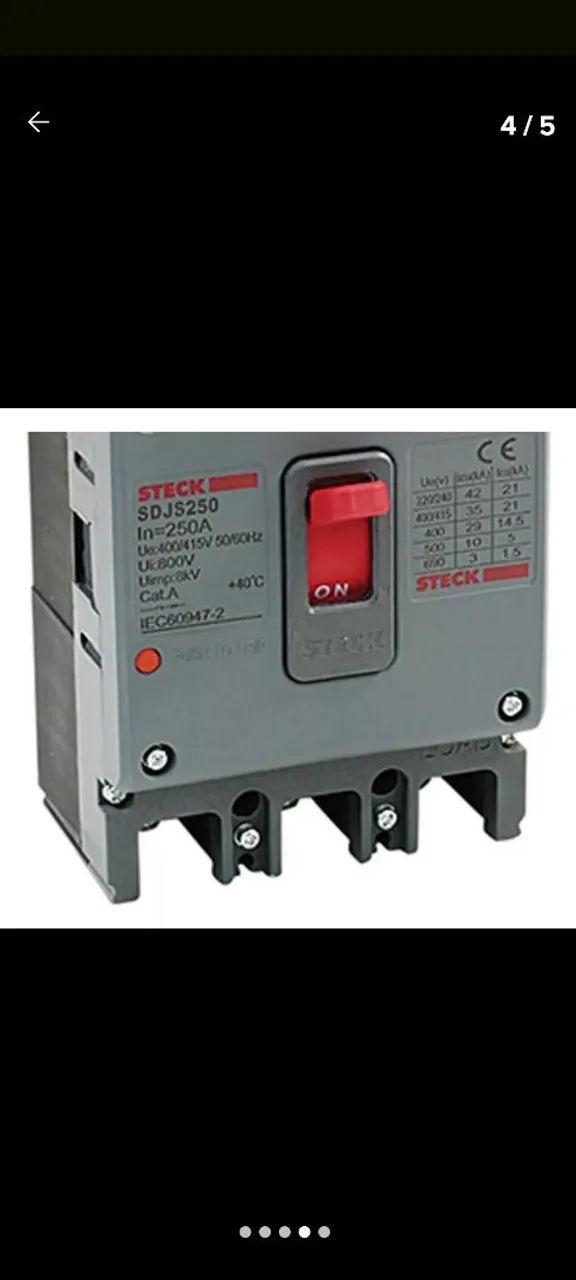 Disjuntor Steck SDJS250 250A - Foto 2
