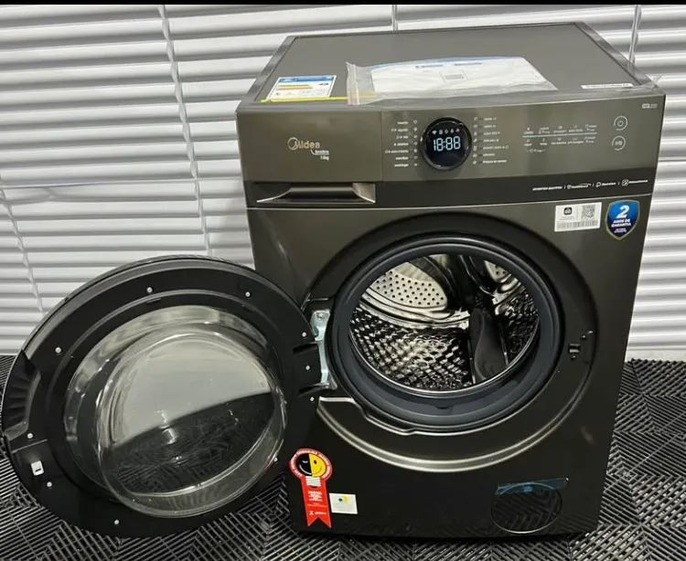 Máquina de Lavar e Secar Midea 11kg - Inox - 12 Programas