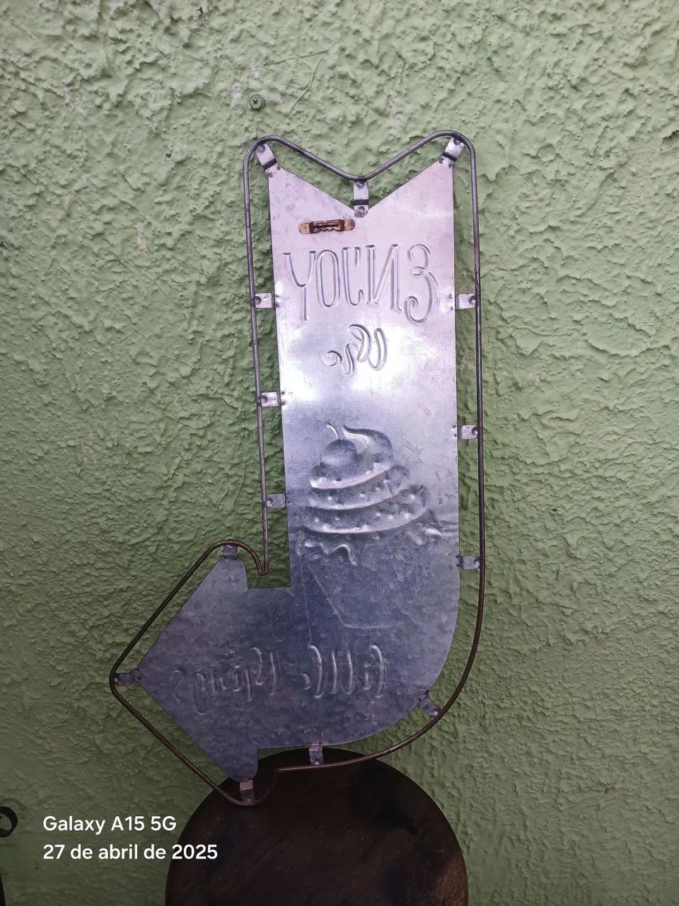 Placa Decorativa Galvanizada  - Foto 2