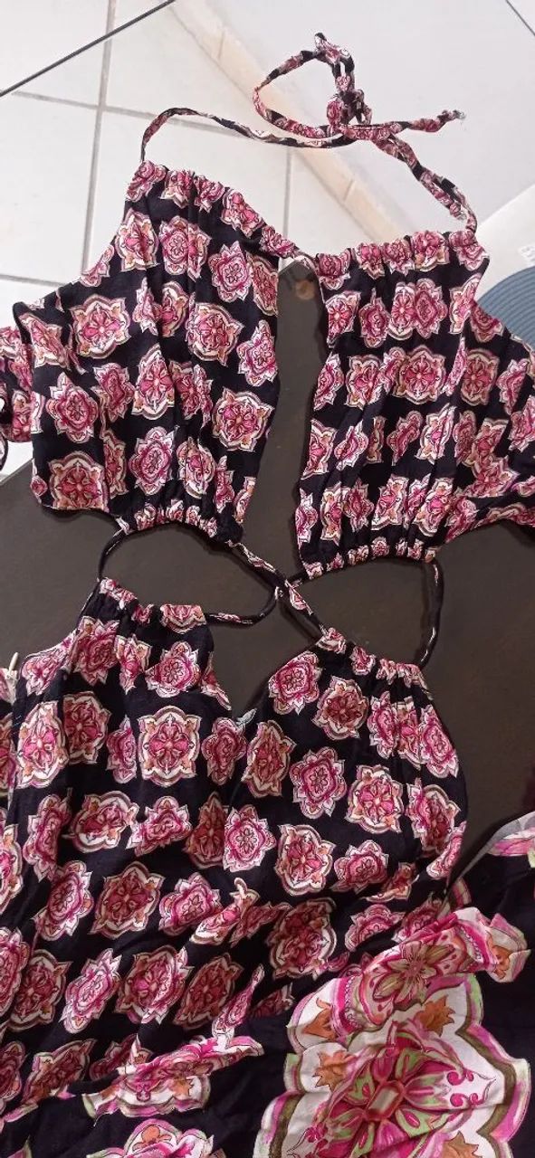 Vestido Longo Floral - Foto 2