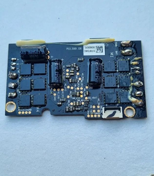 Placa motores e leds lado esquerdo Drone Phantom 4