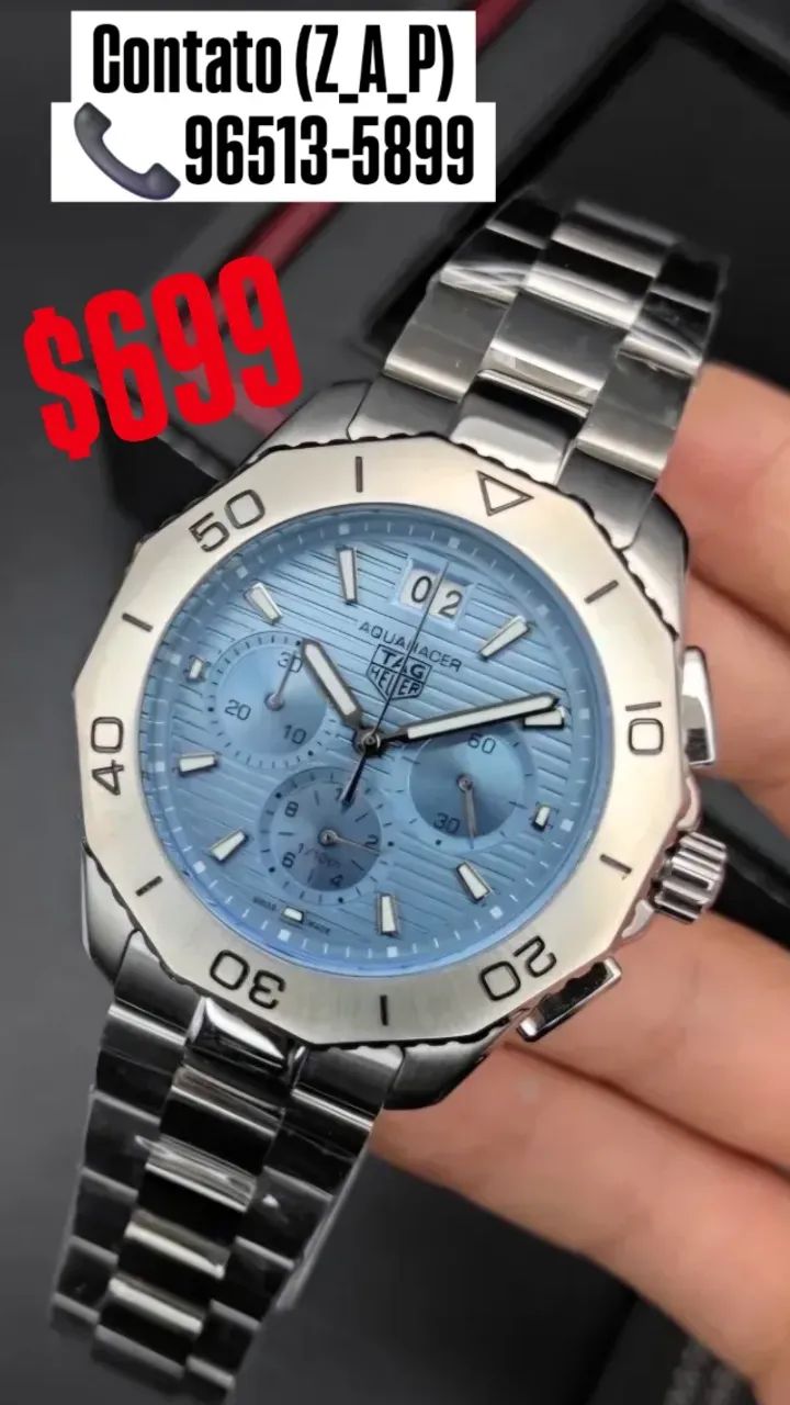 Relógio TAG HEUER AQUARACER AUTOMÁTICO COM CRONÓGRAFO FUNCIONAL  - Foto 2