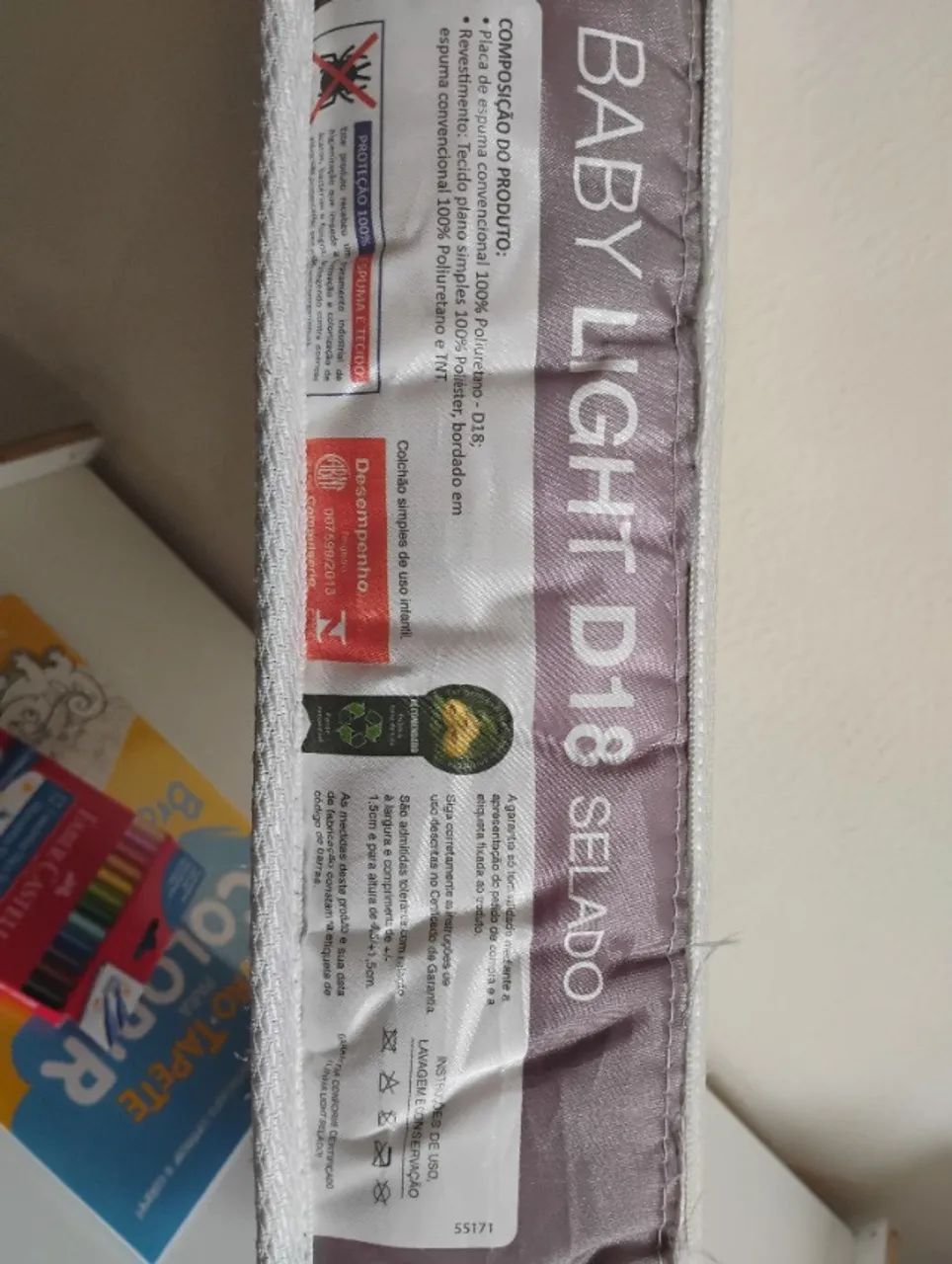 Colchão Ortobom para mini berço. - Foto 3
