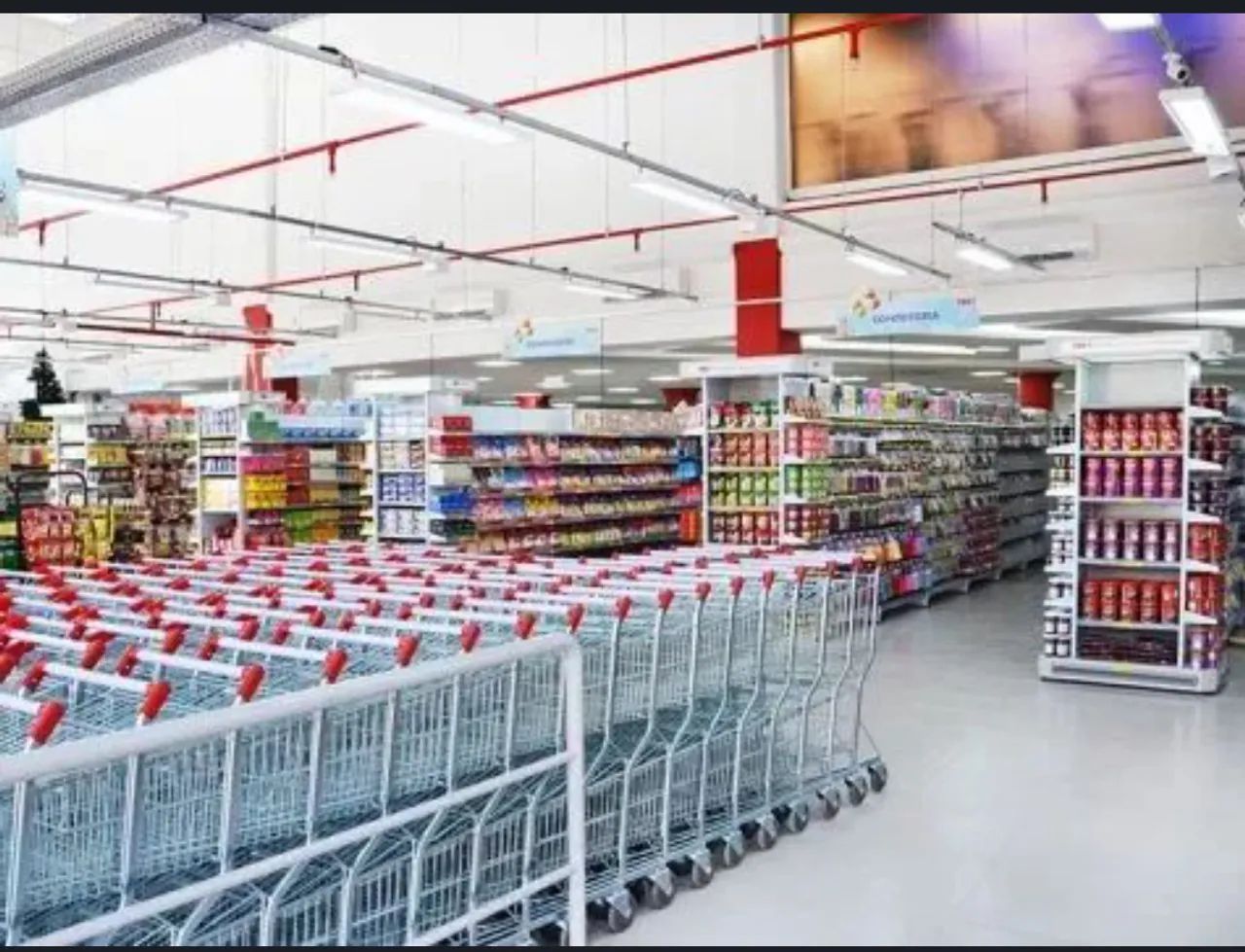 Carrinhos de compras para supermercado e comércio