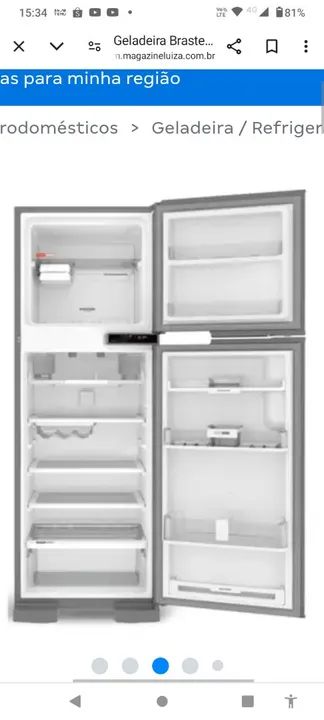 Geladeira Brastemp, Frost Free, 375 litros, 220V - Foto 3