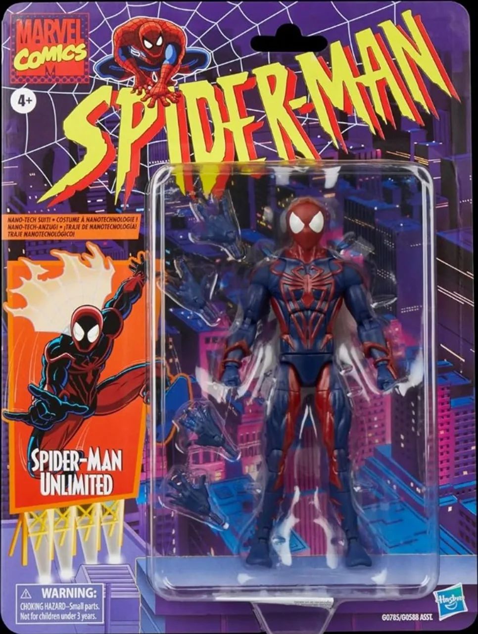 Spider-man Unlimited Retro Marvel Legends G0785 - Lacrado