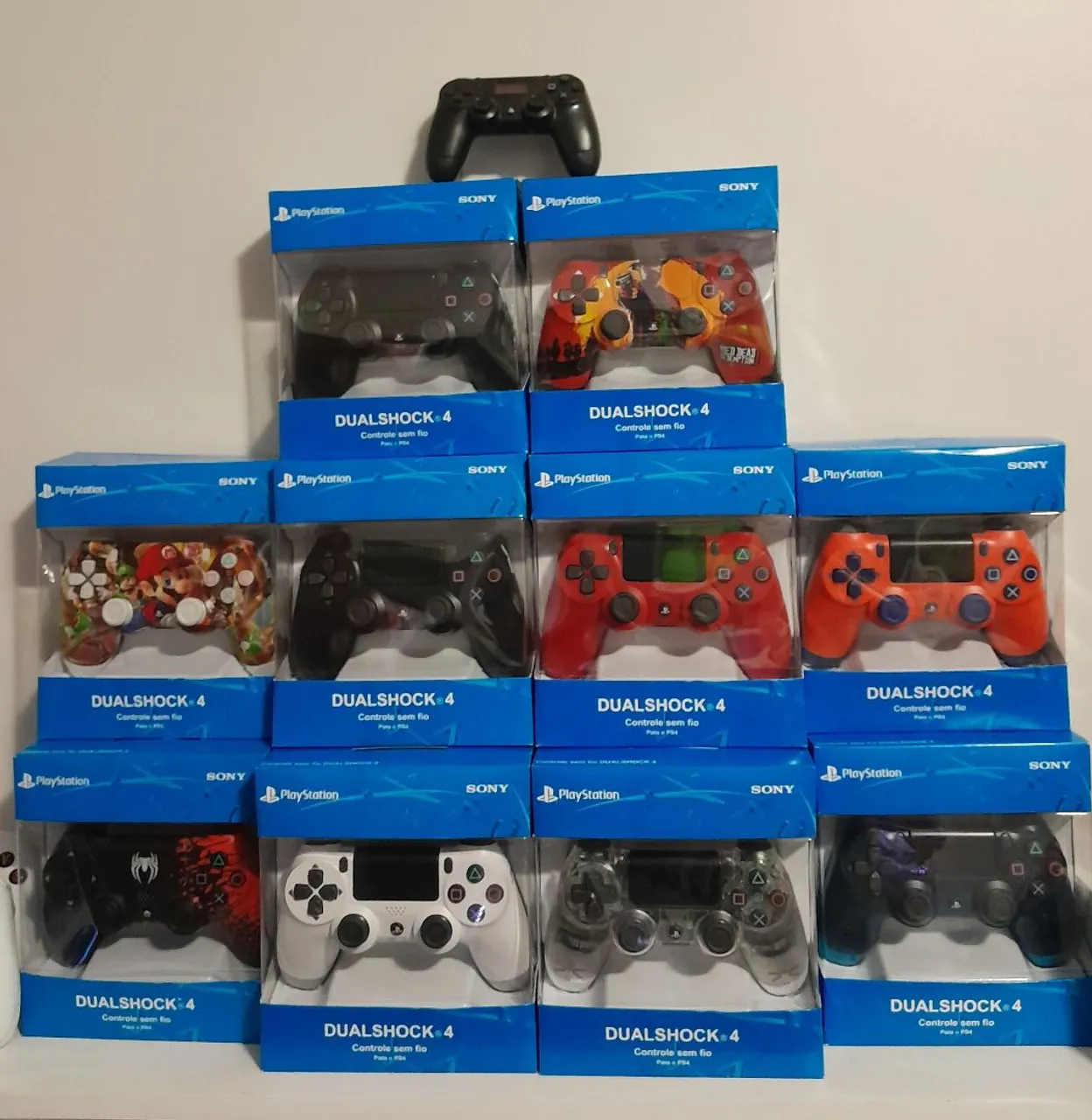 Controles de PlayStation 4 Personalizados de jogos & Cores