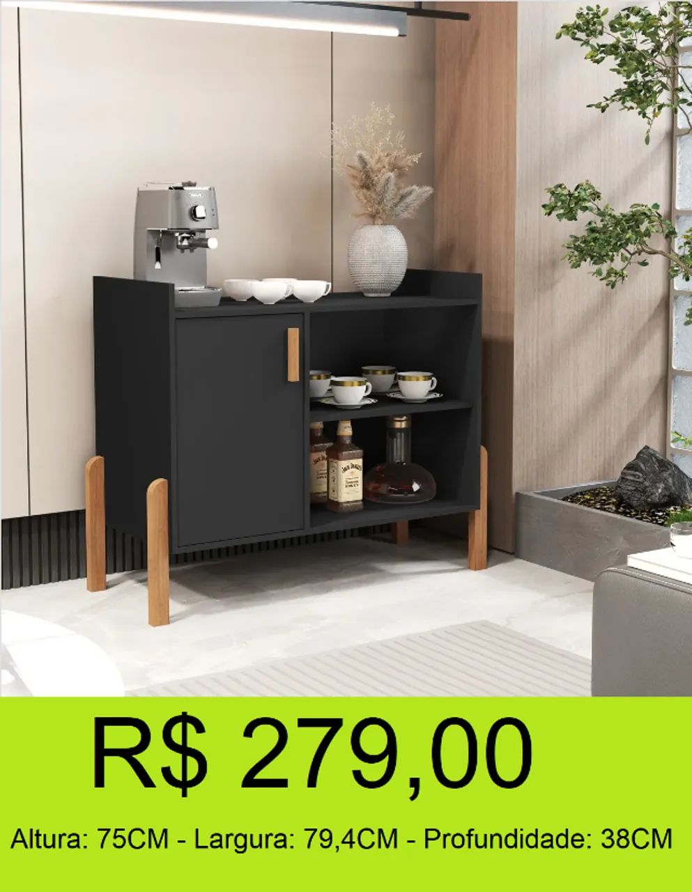 Aparador super moderno Com Design clean - Foto 3