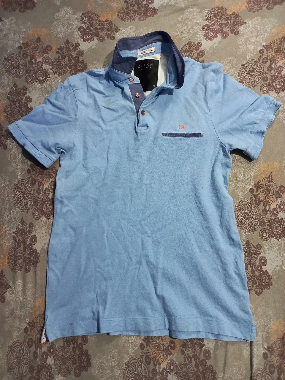 Camisa Polo Azul Masculina