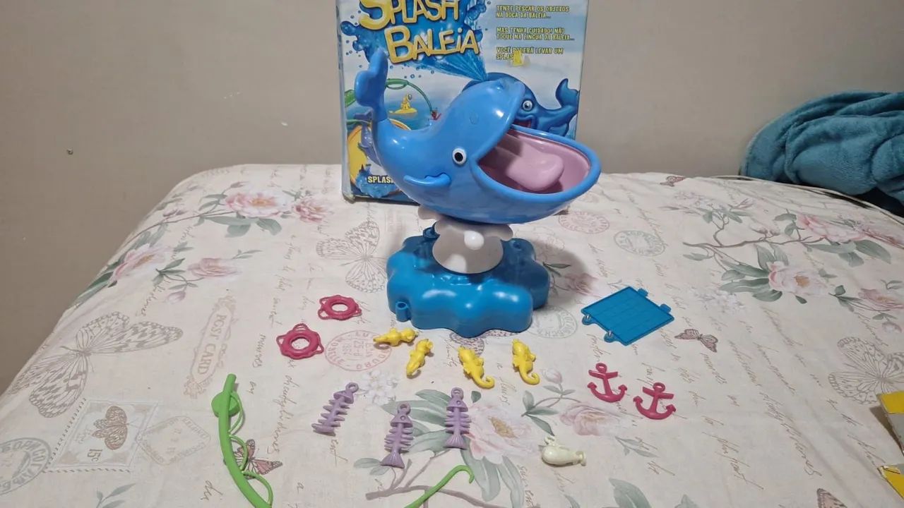 Jogo Splash Baleia com todas as peças 