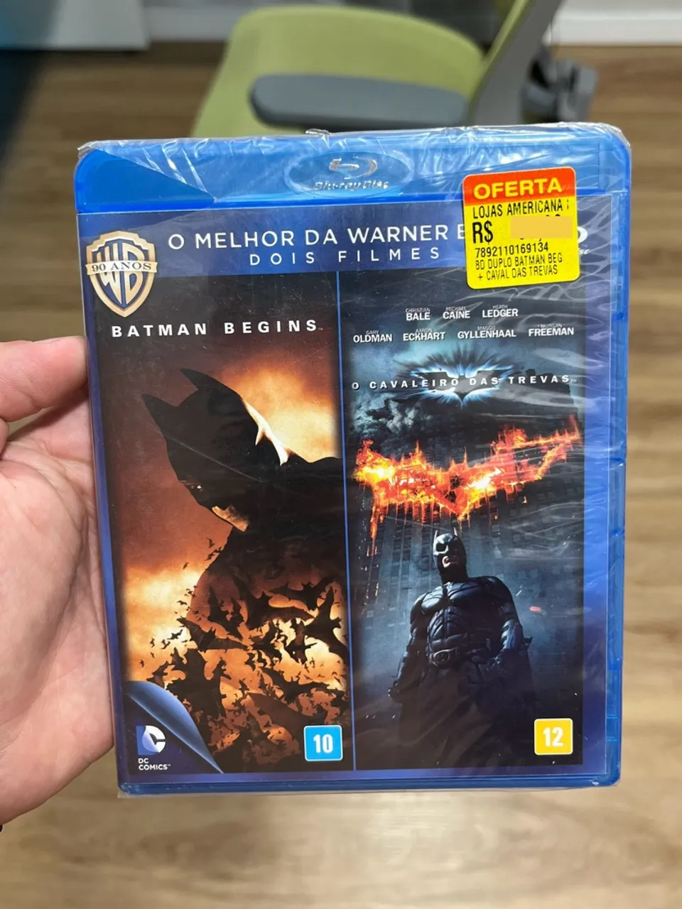 Batman Begins e O Cavaleiro das Trevas - Blu-Ray Duplo