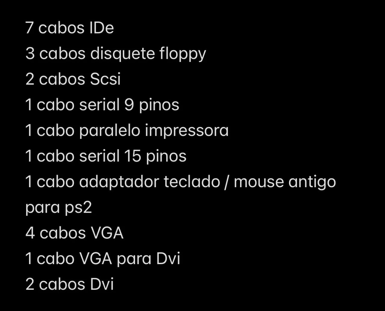 Kit de Cabos para Computador - Diversos modelos - Foto 4