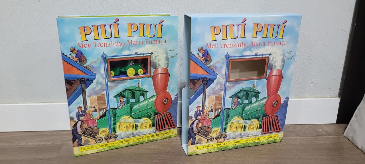 Livro Infantil Piuí Piuí Meu Trenzinho - Com Som e Trem!