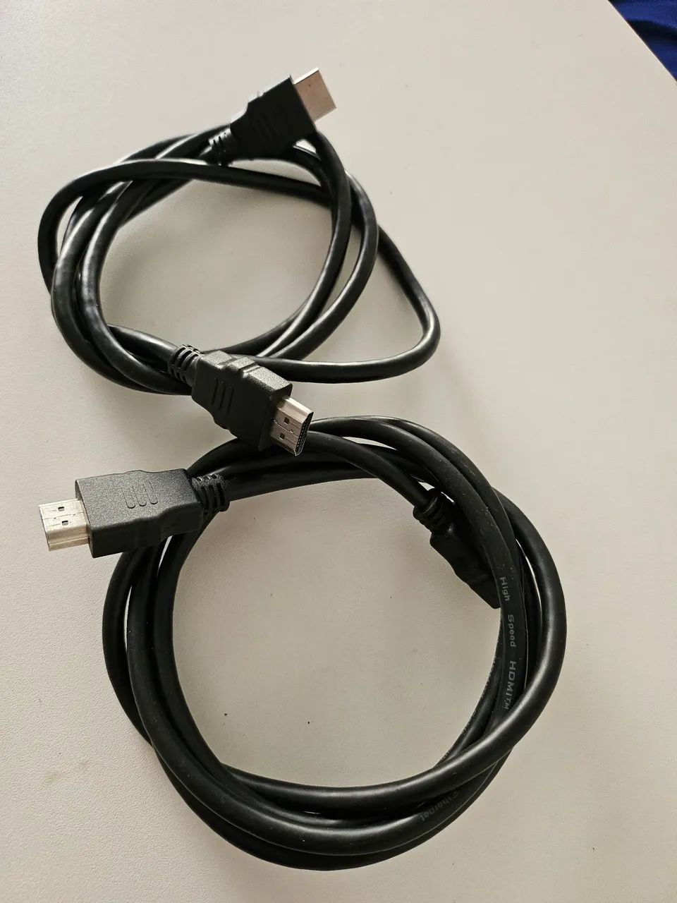 Cabos hdmi e rede 