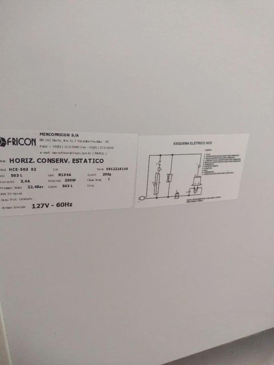 Freezer horizontal tampa de vidro  - Foto 2