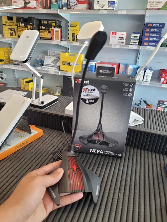 MICROFONE GAMER TRUST GXT239 NEPA PRETO