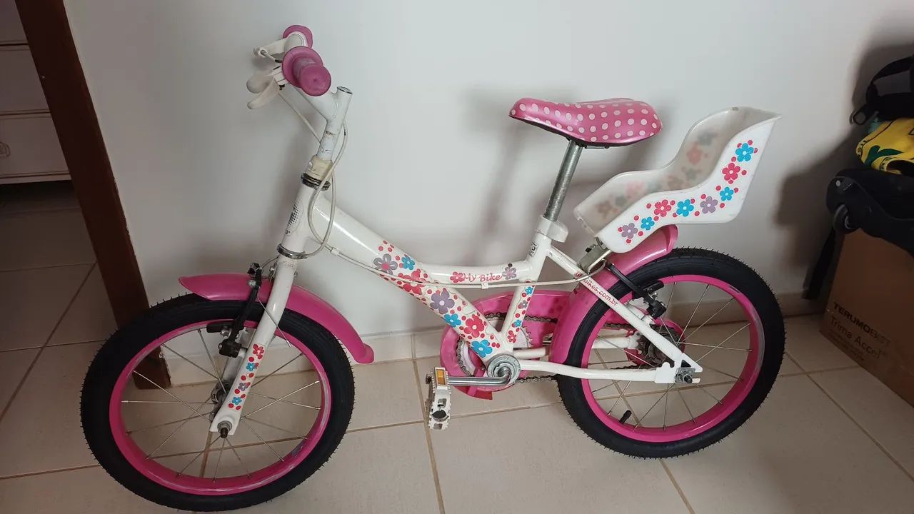  Linda Bicicleta MyBike Aro 16 Menina