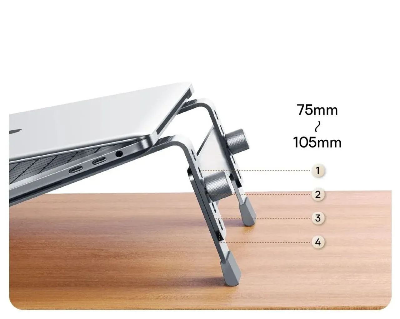 Suporte para Notebook Baseus - Leve e Ajustável - Foto 5