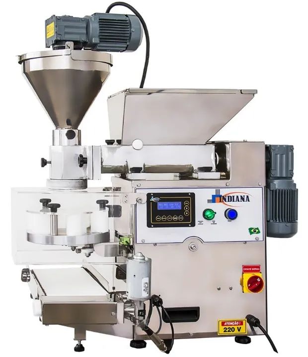 MÁQUINA PARA SALGADOS E DOCES (COXINHAS, KIBES, PÃES DE QUEIJO, BRIGADEIROS ETC) - INDIANA