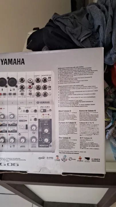 Mesa de Som Yamaha AG06 - Foto 3