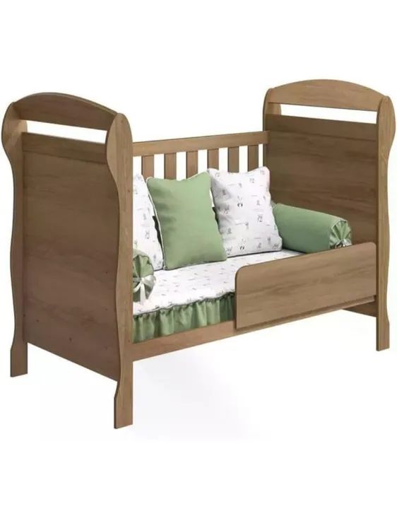 Cama de Bebê com Grade - Novo