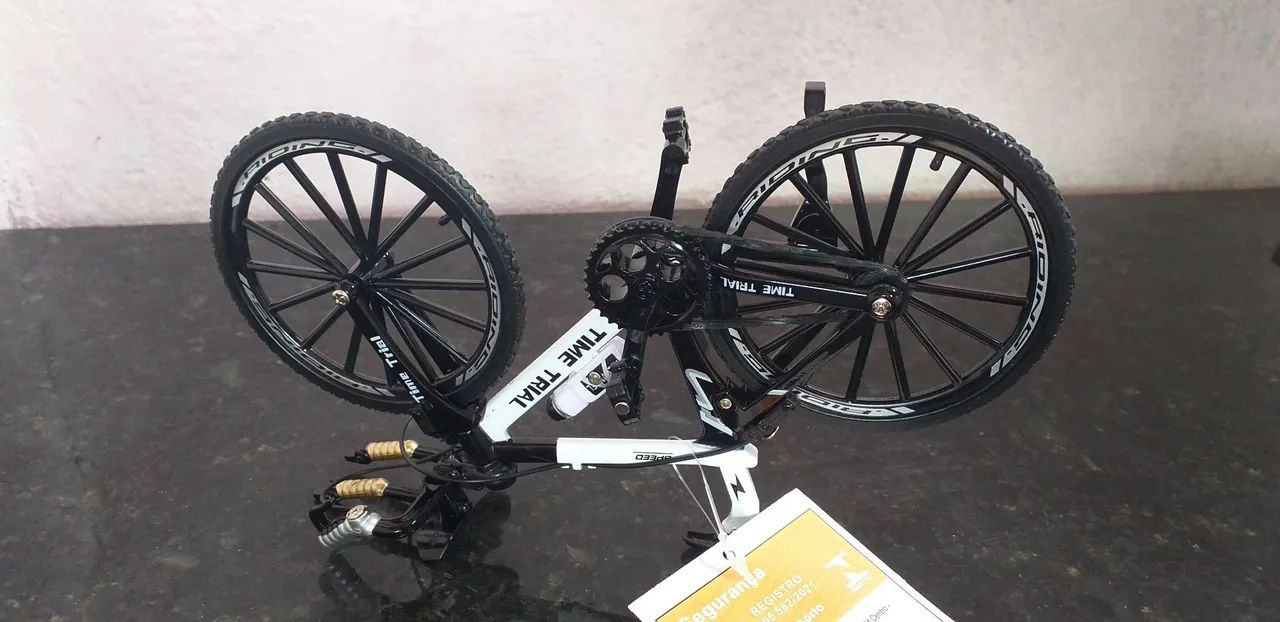 Miniatura Bicicleta de corrida Time Trial Speed metal - Foto 5