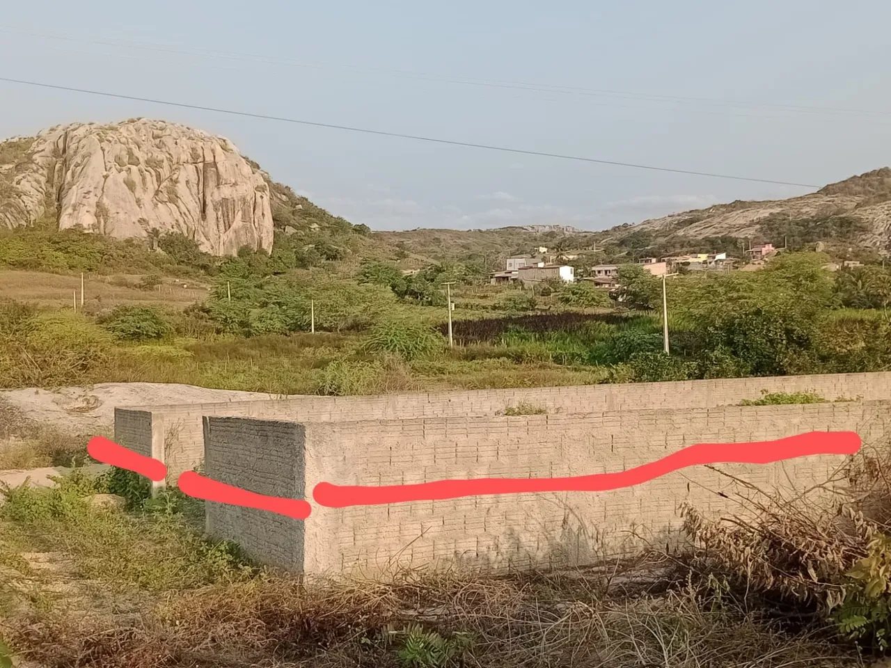 Vendo terreno em monte das Gameleiras.