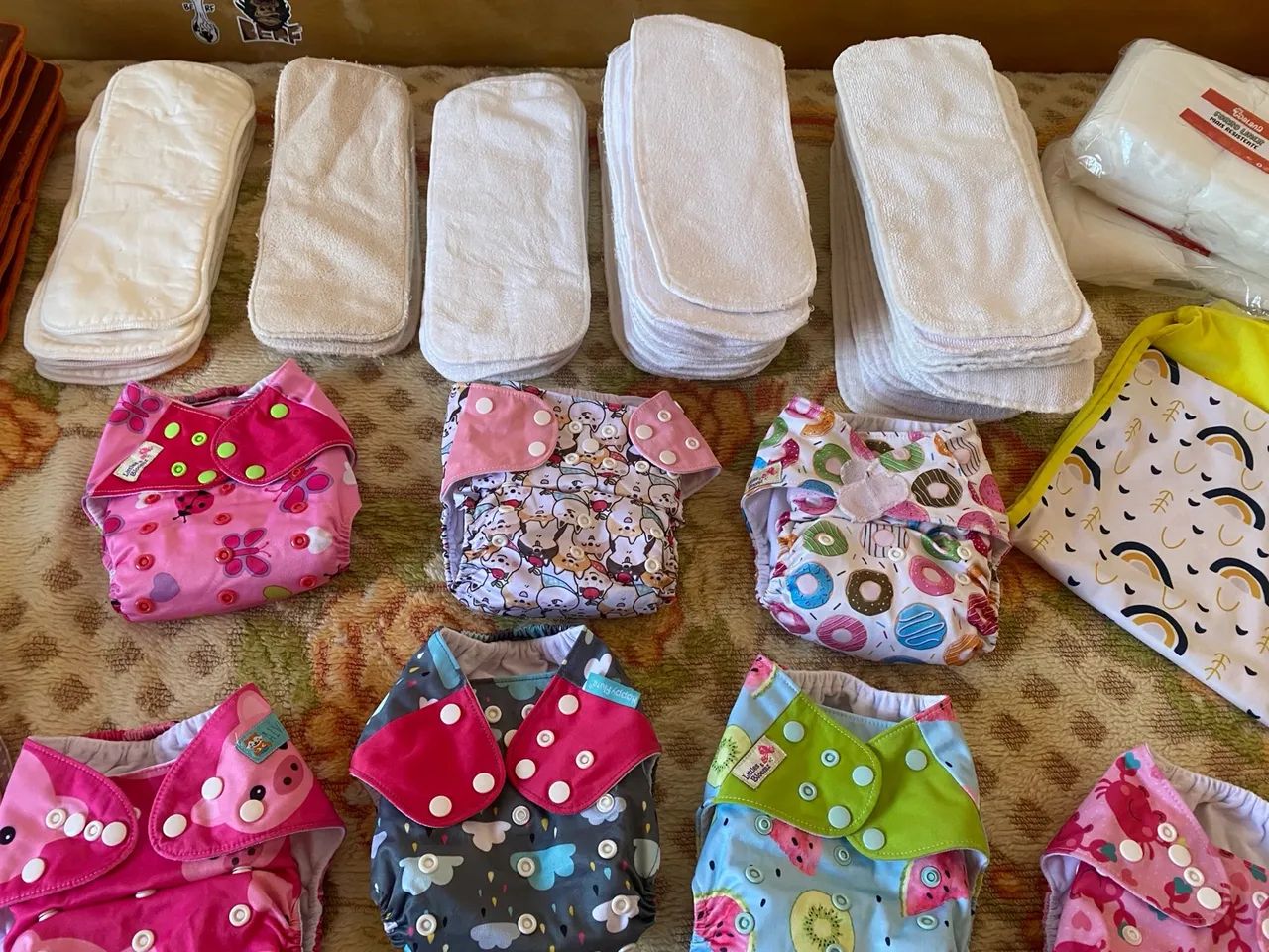 Fraldas de pano ecológicas e absorventes - Foto 6