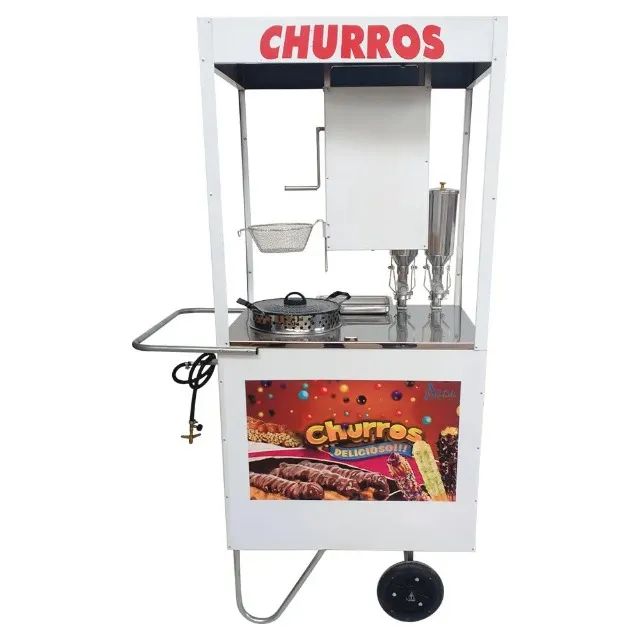 Carrinho para churros 2 doceiras - novo