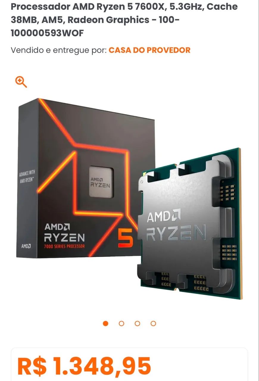 RYZEN 5 7600x AM564302534637826120