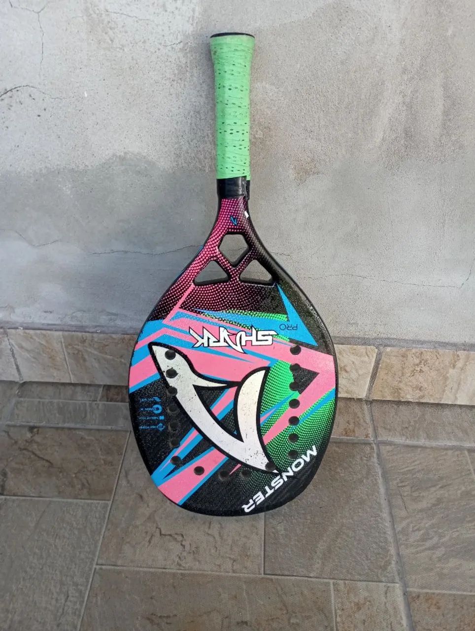 Raquete de Beach Tennis Monster Shark - Foto 5