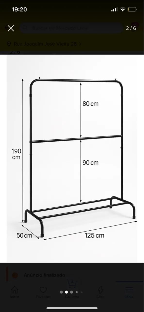 Cabideiro de roupas - Foto 2