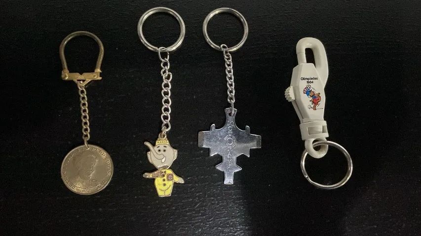 Lote de Chaveiros Vintage Diversos 