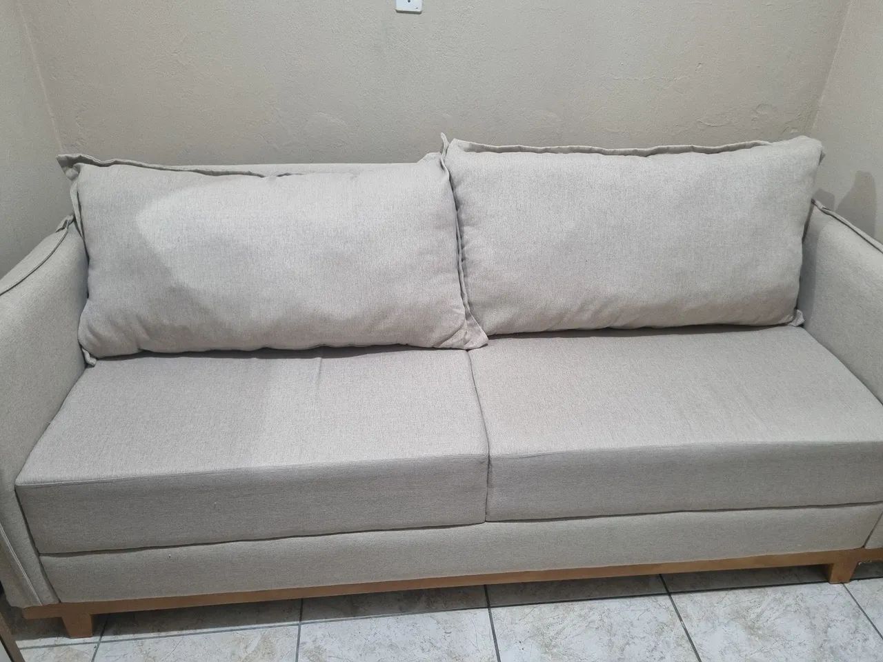 Sofá de Linho 3 lugares.  - Foto 3