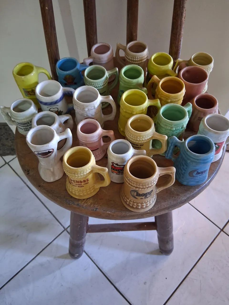 Mini xícaras pra enfeite 25 peças  - Foto 3