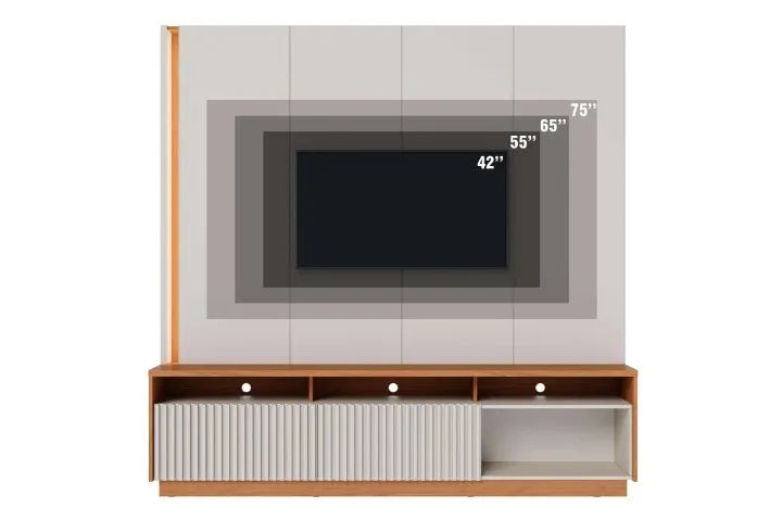 sala home rack painel  - Foto 2