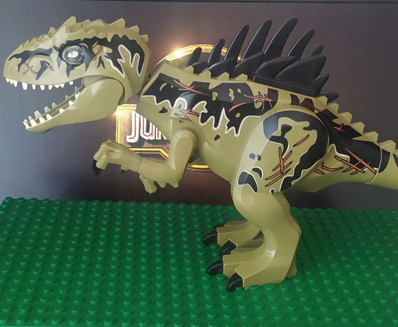 Dinossauro Giganotossauro Jurassic Park - blocos de montar (Lego) - Foto 2