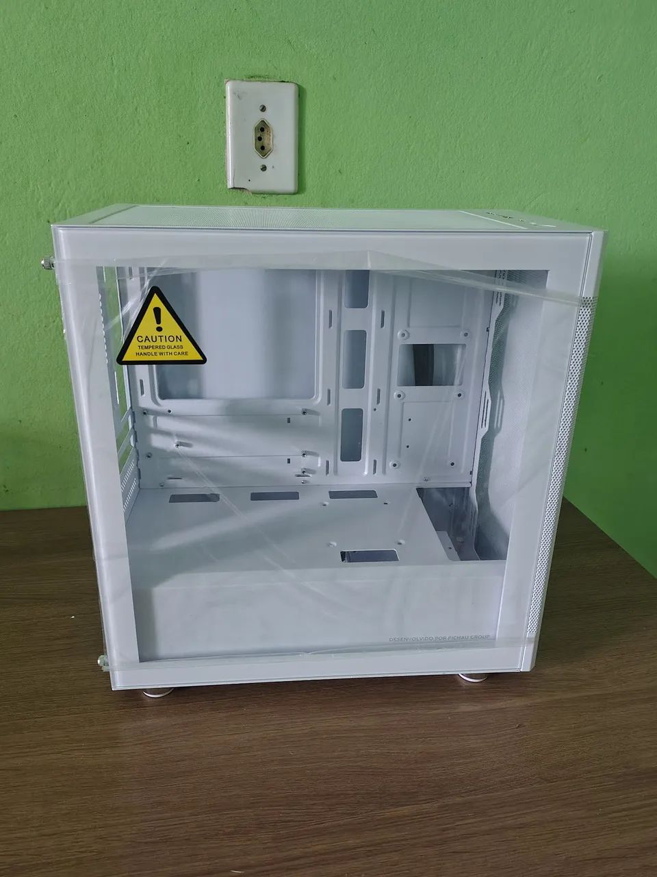 Gabinete Gamer Branco com Fans - Novo - Foto 3